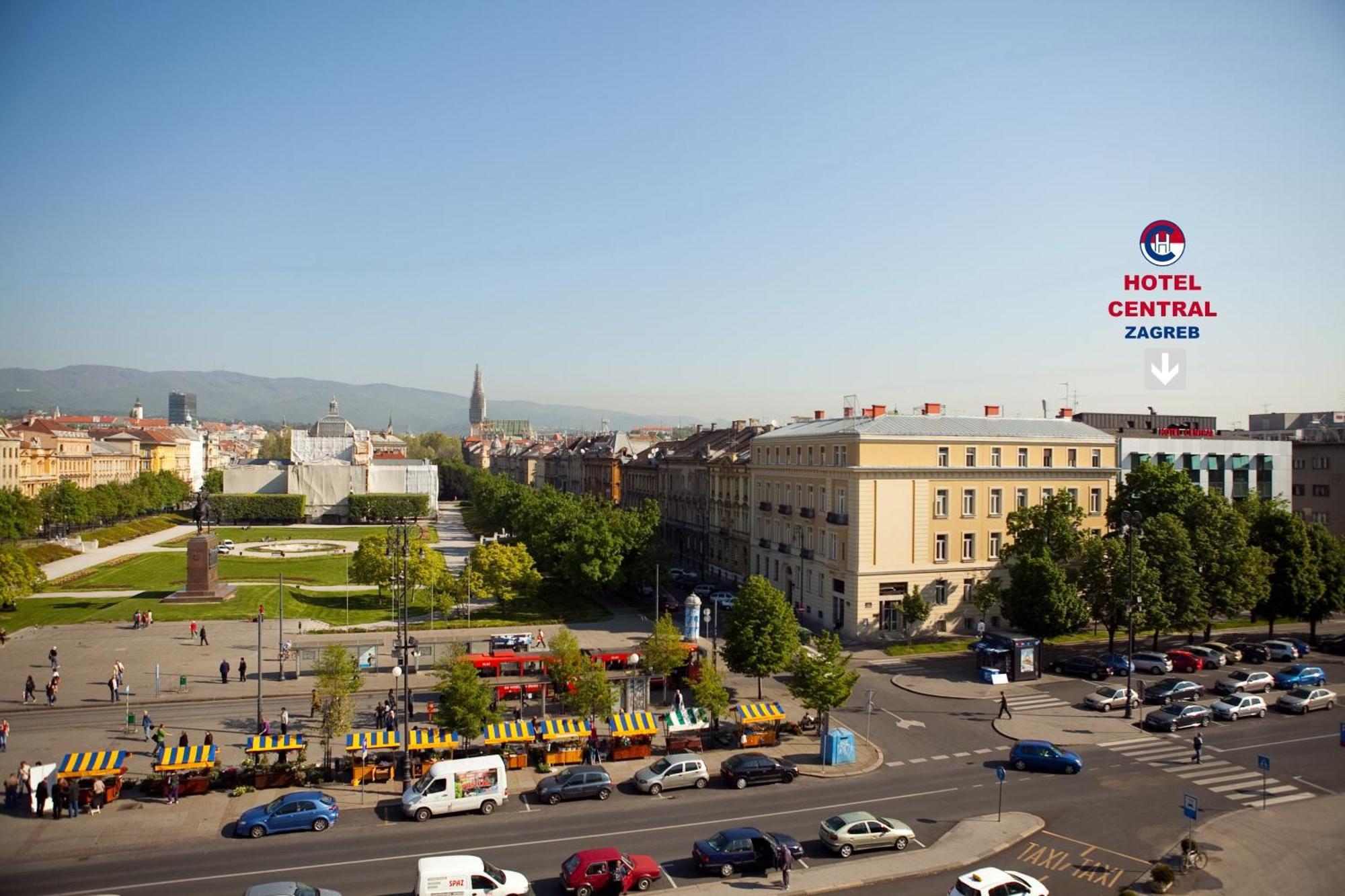 Hotel Central Zagreb Eksteriør billede